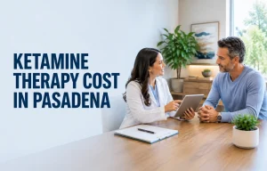 Patient discussing Ketamine Therapy Cost Pasadena with a healthcare provider during a personalized treatment consultation.